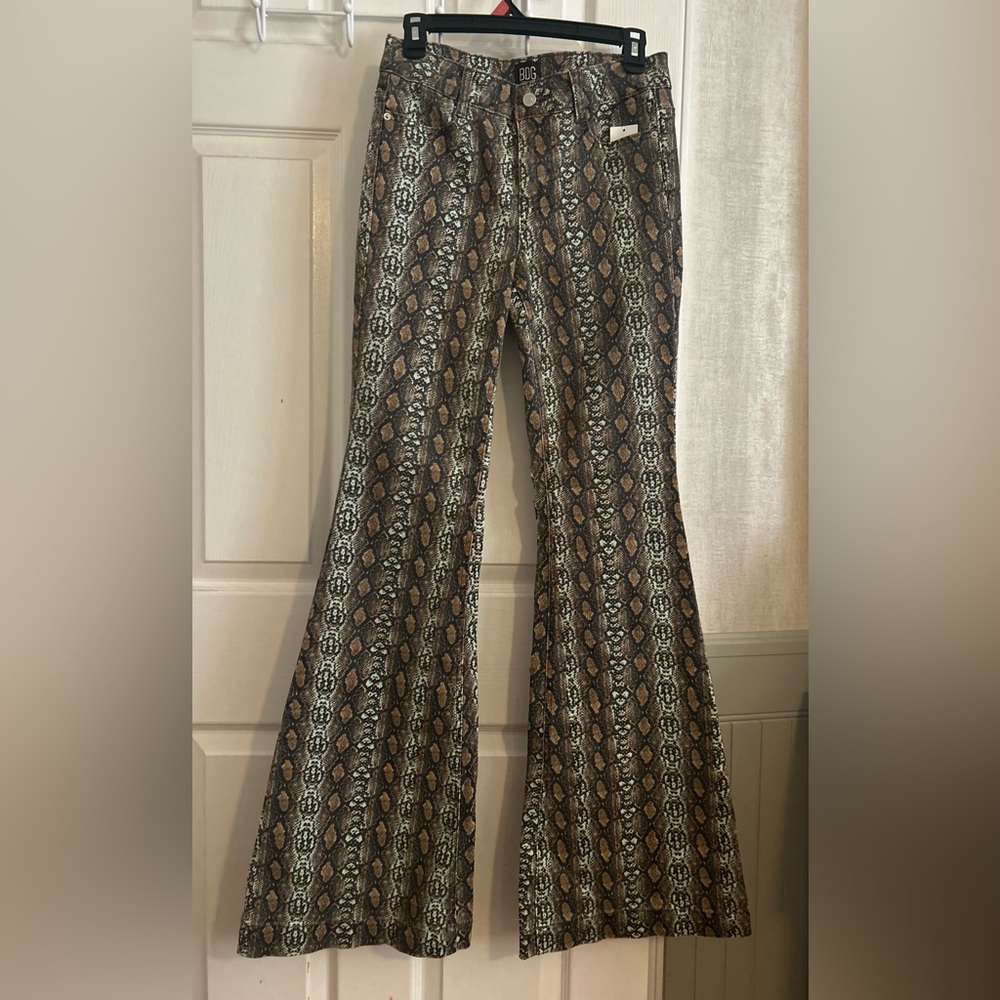 Urban Outfitters BDG Snake Print Flare Pants